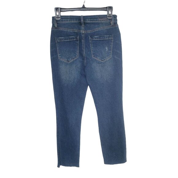 ❤️❤️Blank NYC Sz 26 Women's jean The Madison Cropped High-Rise straight leg blue - Picture 3 of 7